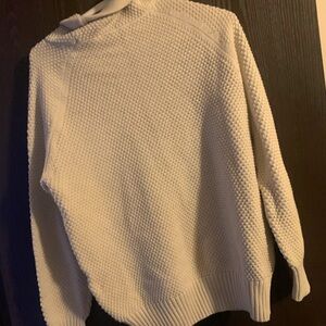 Knitted off-white hoodie